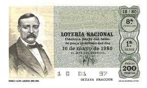 Décimo de Lotería Nacional 1980 | Foto: Bernatcc