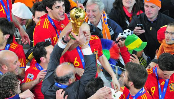 España, actual campeón del mundo, juega su último partido antes del comienzo del mundial | Foto: Anthony Stanley