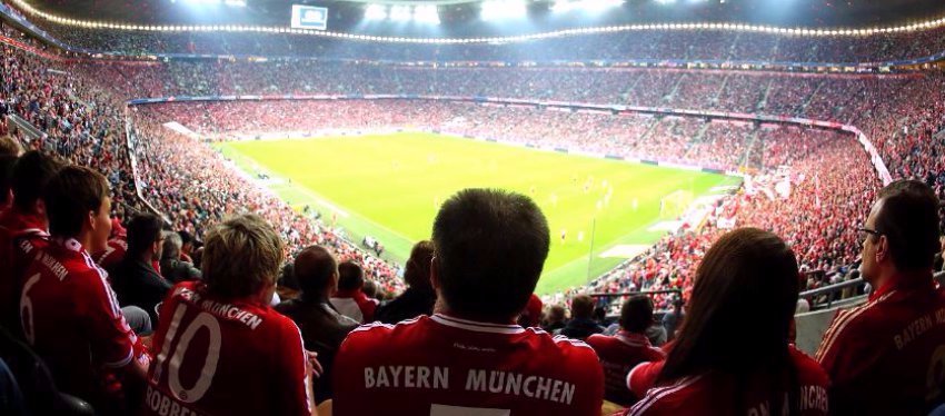 Foto: El hogar del FC Bayern; Allianz Arena