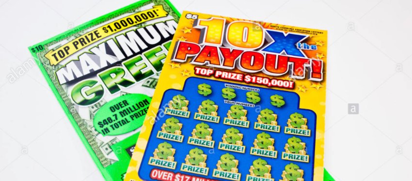 Los famosos rasca y gana de la lotería americana. Foto: alamy.