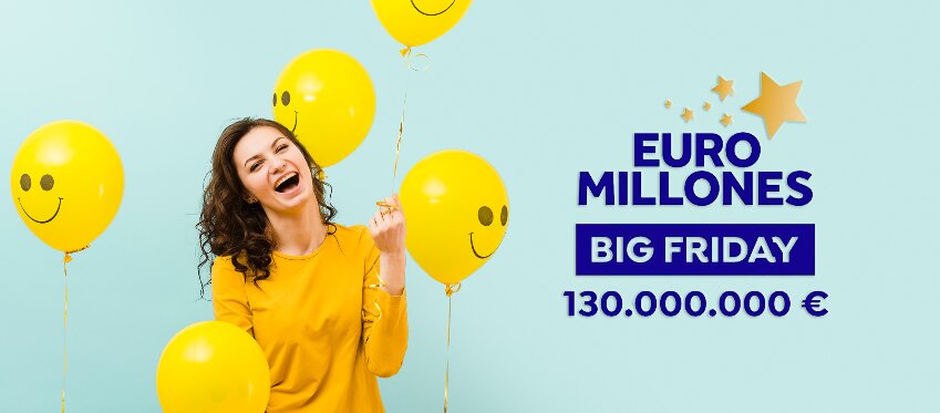 Este viernes 9 de septiembre se sortean €130 millones en el Big Friday de Euromillones