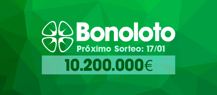 Bonoloto sortea 10.2 millones de euros este miércoles 17 de enero
