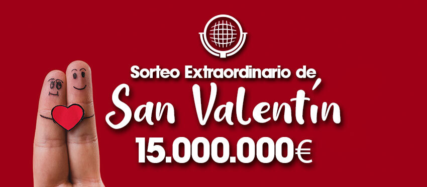 El Sorteo de San Valentín 2024 se realizará el sábado 17 de febrero