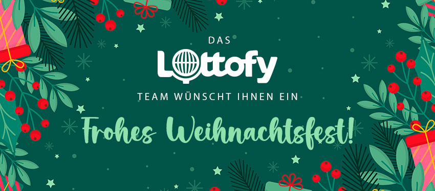 Dieses Weihnachten wünscht Lottofy Ihnen allen ein frohes Fest!
