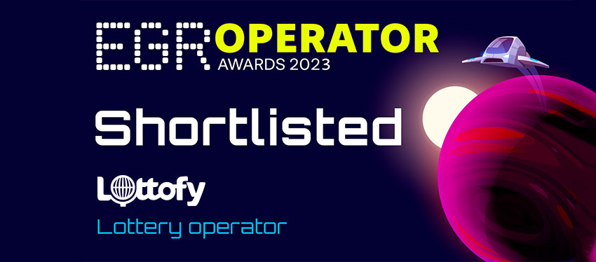 Lottofy als Lotteriebetreiber-Finalist bei den EGR Operator Awards 2023 ausgewählt