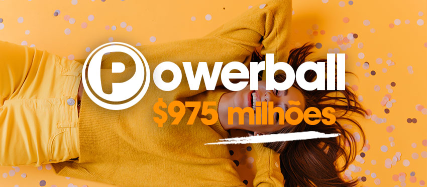 Participe do sorteio de US$ 975 milhões da Powerball com a Lottofy