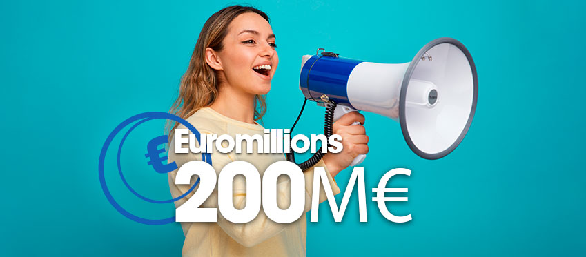 The Euromillions special draw on December 1st guarantees a minimum jackpot of 200 million euros